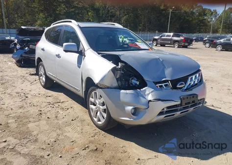 2013 Nissan Rogue Sv W/Sl Pkg из США, поврежденный, VIN JN8AS5MV7DW134318